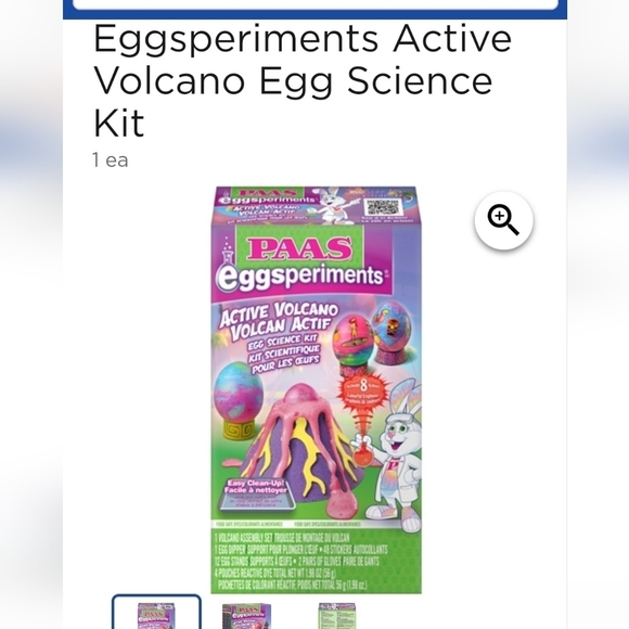 PAAS Easter Egg Kits 6 Decorating Kits Active Volcano, color cups Etc - Picture 3 of 14